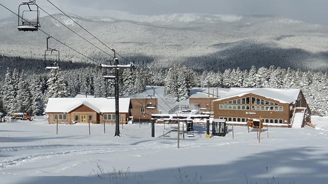 Cooper lodge and double chairlift
